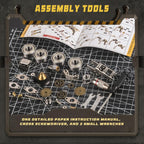 3D Metal Puzzle for Adults, Metal Model kit, Mechanical Armor Puzzle, Adult Brain teasers- The Best Gift for Men (Guardian)