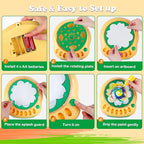 Arts and Crafts for Kids Ages 4-8,Paint Spin Art Machine Kit,Art Craft Set for 6-9 Year Old,Cool Painting Spinner Toys Kits Set,Art Supplies Birthday Gifts for Boy Girl Ages 6 7 8 9 10 11 12 Green