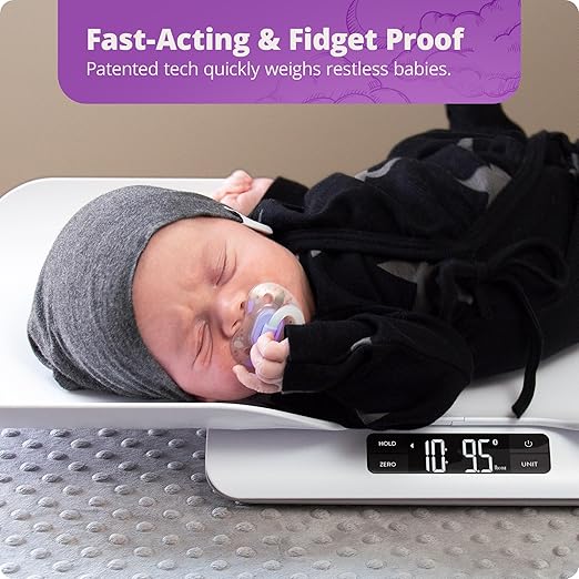 Greater Goods Smart Bluetooth Baby Scale with in-House Algorithm for Wiggly Babies, Infants, and Toddlers