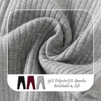 SOBOWO Baby Girl Leggings Pants Toddler Girls Solid Ribbed Pants 3 Pack Ruffle Bottoms Trouser Fall Winter Clothes 9M-3T