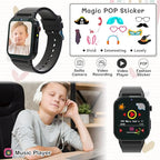 Kids Watch Boys with 32 Games Toys for Ages 5-12 Smart Watch for Kids with HD Touch Screen Video Camera Music Player Pedometer Learn Cards Audiobook, 10 9 8 7 6 5 Year Old Boys Birthday Gifts