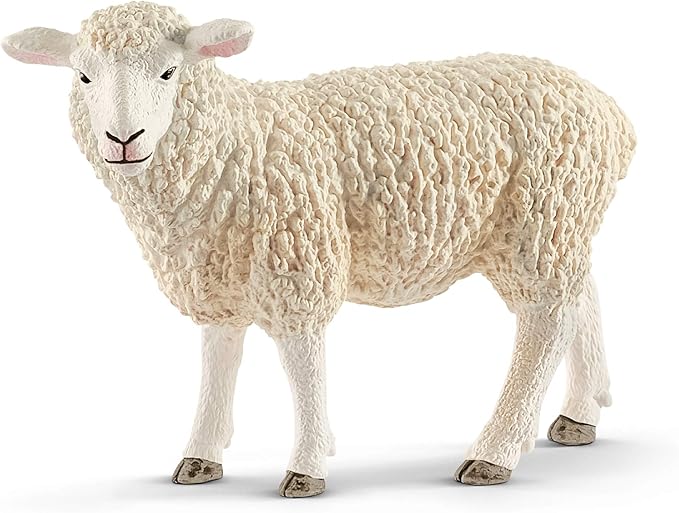 Schleich Farm World, Realistic Farm Animal Toys for Kids and Toddlers, Sheep Toy Figurine, Ages 3+