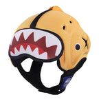 Baby Head Protector Baby Helmet for Crawling and Walking - No Bumps and Soft Safety Peak - Ultra Light and Adjustable Baby Head Protector Suitable for Babies 6-24 Months-Yellow Shark