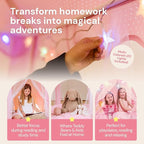 Princess Tent for Kids - 55" X 53" with Led Star Lights - Princess Toys - Toddler Play Tent Without Rug - Playhouse, Castle