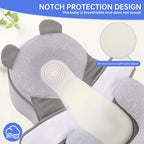 Baby Feeding Pillow, Anti Overflow Feeding Pillow for Reducing Spit-Up, Safety Nursing Pillow, Baby Lounger Reflux Wedge Breastfeeding, Removable top and Bottom