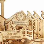3D Wooden Puzzles Santa's Factory Model Kits, Brainteaser and Puzzle for Christmas/Birthday,Gifts for Adults and Teens to Build Combination