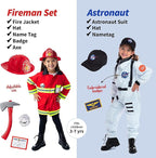 Born Toys Dress Up Clothes for Little Girls 4-6, Washable Toddler Costumes for Kids Pretend Play 3T-4T