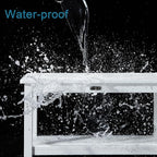 30'' Heavy Duty Shower Bench for Inside Shower, White Poly Bath Stool for Shaving Legs, Waterproof Spa Bath Chair Seat with Adjustable Feet, Non-Slip, Weight Capacity 700LBS (30 x 13 Inches)