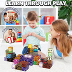 Magnetic Blocks Building Toys Set, Magnetic Building Blocks STEM Construction Toys, 3D Sword Light Up Magnet Cubes Montessori Sensory Stacking Toy for Toddlers Age 3 4 5 6 7 8