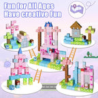 100PCS Magnetic Blocks, Magnetic Building Blocks, STEM Constructions Magnet Blocks for Boys Girls Age 3 4 5 6 7 8 9 10, Sensory Stacking Toy Christmas Birthday Gifts for Kids