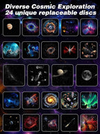 Galaxy Star Projector for Bedroom, Home Planetarium Night Light Projector with Timer High-Definition Soft Light for Relax, Kids, Ceiling, Room Decoration, Gifts