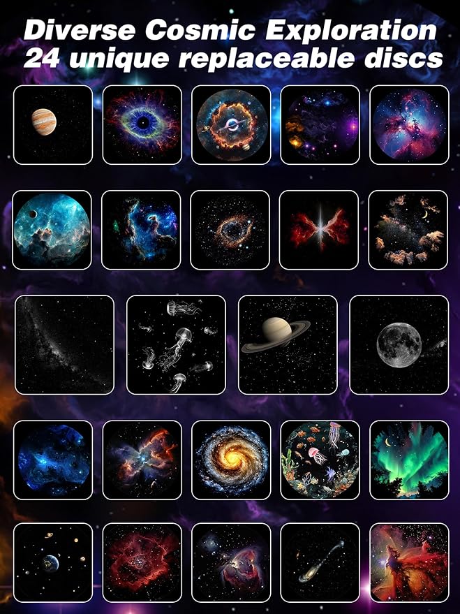 Galaxy Star Projector for Bedroom, Home Planetarium Night Light Projector with Timer High-Definition Soft Light for Relax, Kids, Ceiling, Room Decoration, Gifts