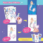 Sticker Dress up Mermaid - Sticker Activity Book for Kids. Learn Girls Fashion Design for Mermaid with Stickers and Guides for Kids 5 and up. Little Designer Creativity Book