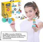 The Off Bits Educational STEM Toys for 6+: Robot Toy Building Sets, 3-in-1 Engineering Kit for Boys and Girls, Build Your Own STEM Building Toys with Endless Possibilities (Jumbo Kit)