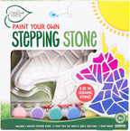 Creative Roots Mosaic Unicorn Stepping Stone, Includes 7-Inch Ceramic Stone & 6 Vibrant Paints, DIY Garden Stepping Stone Kit for Kids Ages 6+