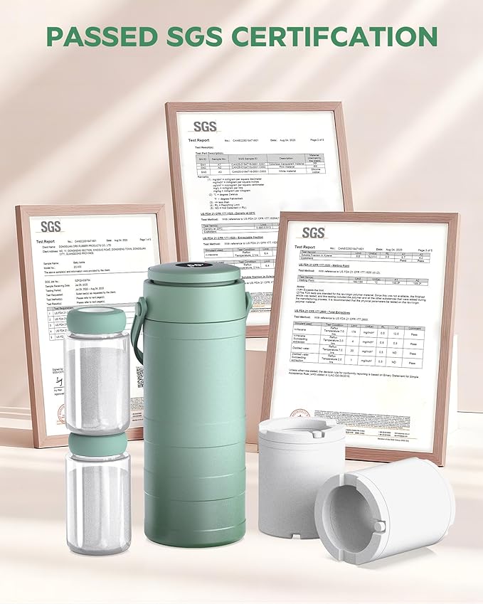 Portable Breast Milk Cooler for Outdoors, 360° All-Round Cooling Keeps Milk Fresh for 24 Hours, 22oz Large Capacity Breastmilk Chiller with 2pcs BPA-Free Bottle for Breastmilk Storage