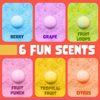 Superhero Boys Bath Bombs with Surprise Hero Toys Inside (12 Pack) - Large Bubble Bomb, Fruity Scents, Relaxing Aromas - Ideal Birthday Gift for Kids by Two Sisters