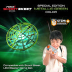 Force1 Scoot Hand Operated Drone for Kids or Adults - Hands Free Motion Sensor Mini Drones, Easy LED Indoor Rechargeable Flying Ball Drone Toy for Boys and Girls (Green)