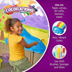 Colorations Paraben-Free Tempera Paint for Kids - 1 Gallon, Vibrant Yellow. Non-Toxic and Made in the USA, Classroom Must Haves, Bulk Arts and Crafts Supplies