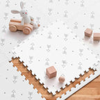 Baby Foam Play Mat-72”x 48” Baby Playmat,6-Piece Interlocking Foam Floor Tiles,Puzzle Mat for Infants and Toddlers,Waterproof Crawling Mat,Non Toxic Play Mat for Baby Tummy Time Mat(Arrow)