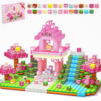 Magnetic Building Blocks, STEM Toys Educational Magnet Cubes for Kids Ages 4-12 (Pink Castle-150pcs)