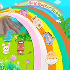 LAWOHO Butter Slime Kit Easter Basket Stuffers - 6 Prefilled Easter Eggs with Butter Slime & Cute Slimes Add-ins, Soft & Non Stick Fluffy Slimes for Birthday Party Favors for Girls & Boys Egg Fillers