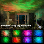 Laser Safety Certified Starry Sky Projector, 3+1 Control Modes 16M Color Adjustable Nebula via Mobile App, 900 Sq.ft Coverage, 4 Custom Scenes, 25dB Silent Operation with 4 Positioning Angles