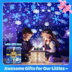 PIKOY Kids Night Light Projector,15 Colors+15 White Noise+3 Films+Remote+AUTO Timer Projector Night Light for Kids Room,Rechargeable Star Lights for Ceiling,Gifts Star Projector Lights for Bedroom