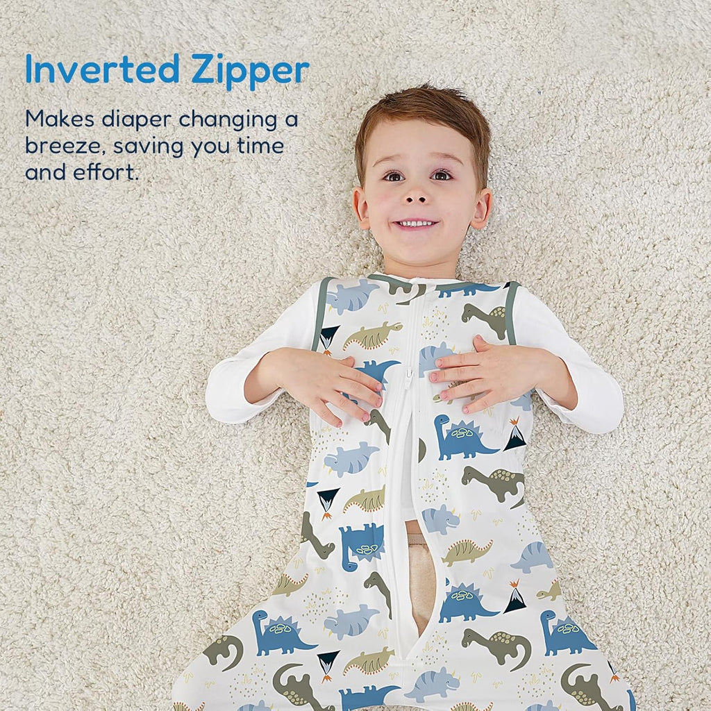 TotAha Toddler Sleep Sack with Legs, 0.5 TOG Light and Soft Baby Sleeping Bag, Walker Sleep Sack for Babies 12-24M, 2T-3T