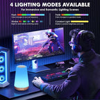 LED Night Light Bedside Lamp Touch and Remote Control Dimmable Tabletop 13 RGB Colors Changing 5 Brightness Adjustable Rechargeable Portable Lamp for Baby Kids Nursery Bedroom Bathroom Outdoor Camping