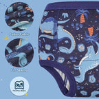 MooMoo Baby Absorbent Potty Training Underwear 6 Packs Cotton Training Pants for Boys and Girls 2T-9T