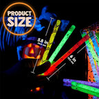JOYIN 30 Pcs Halloween Glow Sticks Bulk Party Pack, Hanging Wands in 8 Design, 6 Color Light Up Stick for Kid Glow in The Dark Halloween Party Favor Supplies, Goodie Bag Filler, Trick or Treating Gift