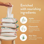 JOONYA Unscented Baby Wipes — Plant-Based, Fragrance-Free Bulk Diaper Wipes | Hypoallergenic, Non-Toxic & Biodegradable Wet Wipes for Sensitive Newborn Skin | 24 Packs of 80 Wipes (1,920 Total)