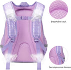 Cusangel Backpack for Girls Boys School Bookbags Kindergarten Elementary Lightweight Waterproof Multifunctional Large Capacity for Backpack (16 inch Fun Prints)