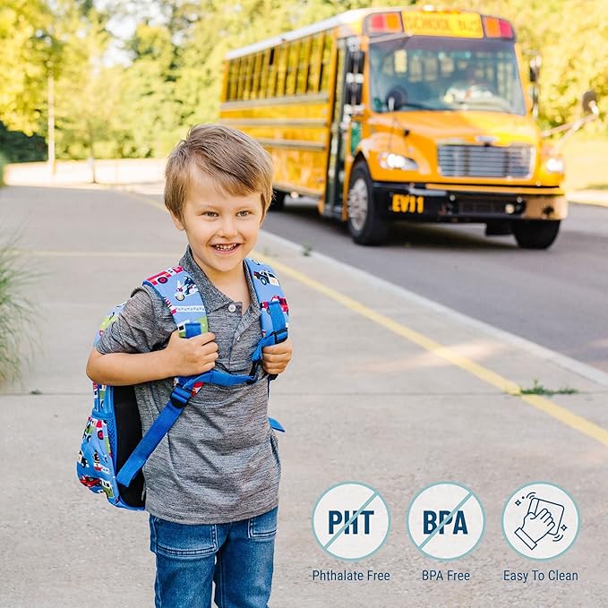 Wildkin ECO rPET 15-inch Kids Backpack – Sustainable, Padded, Adjustable – Heroes