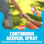 OFF! Insect Repellent Aerosol for Adults & Kids, Fragrance-Free Bug Spray for Everyday Protection from Mosquitoes and Ticks, 5 oz