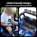 12V Kids Ride on Car Truck, Kids Electric Vehicles Car Ride on Toy for Toddlers with Remote Control - Blue