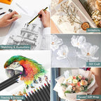 120 Sheets 8.5”x 11” Tracing Paper for Drawing Pad Book Sketchbook Coloring Painting, 25 lb/41gsm, Loose Translucent Vellum Paper Trace Tracing Paper for Sketching, Overlaying