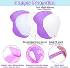 Kids Bike Helmet with DIY Stickers and Knee Pads Elbow Pads Wrist Guard Set for Ages 3-8-14 Toddler Boys Girls Helmet for Roller Skates Cycling Skateboarding Bicycle Scooter