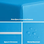 6-Piece Soft PU Leather Toddlers Climbing Toys, Indoor Climb and Crawl Activity Play Set, Foam Play Gym Climbing Structures for Toddlers 3, Baby Foam Blocks for Toddler