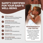 Stéphen House Ultra Soft Crib Rail Guard for Teething Double Thickness for Edge Protection for Top Rail 100% Cotton Lining Fits Standard Baby Cribs Easy to Clean Upgraded 4 Piece Set