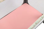 Onacosht Pack n Play Sheets 3 Pack Fitted for Baby Girl, Stretchy Jersey Knitted Portable Mini Crib Sheets Playard Mattress Cover, Pink Floral