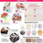 Alphabet Train Color Learning Educational Wall Decals Peel and Stick Cute Animal Wall Stickers for Educational Classroom Kids Playroom Bedroom Decorations (Train numbers02)