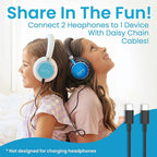 Puro Sound Labs BT2200 Plus Kids Bluetooth Headphones – Volume-Limiting 85dB, Studio-Grade Audio, Over-Ear & Comfy Design, 20-Hour Battery Life, Easy to Connect Wireless Headphones for Kids, Teal