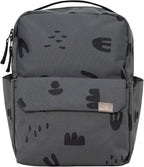 RED ROVR Mini Roo Lightweight Backpack | 6 pockets for everyday essentials (Charcoal Doodle)
