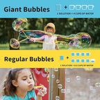 Uncle Bubble Concentrated Bubble Solution (up to 12L/3.2 Gallons) Regular Bubbles for Bubble Machine, Bubble Gun, Bubble Wands, Bubblw Mower, Bubble Juice Refill. Make 6L/1.6 Gallons for Giant Bubble