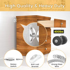 Furniture Anchors (10 Pack) for Baby Proofing, Furniture Straps Anti Tip Furniture Anchor Securing 400 lbs/Keep Baby Pet Safety from Falling Furniture, Metal White Earthquake Straps