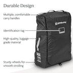 UPPAbaby Travel Bag for Vista and Cruz Strollers - Includes TravelSafe Program Coverage, Inner Wheel Bag and Storage Pocket - Smooth Wheels, Handles + Durable Design