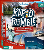 Skillmatics Rapid Rumble - A Trip Around The 50 States, Fast-Paced Board Game for Kids, Teens & Adults, Fun for Family Game Night & Educational Toy, Quick-Thinking, Gifts for Kids Ages 8, 9, 10 & Up