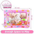 Tummy Time Water Mat for Girl, Baby Girl Toys for 0, 3, 6, 9, 12 Months, Baby Girl Gifts, Develop Sensory Toys Kids' Indoor Climbers & Play Structures